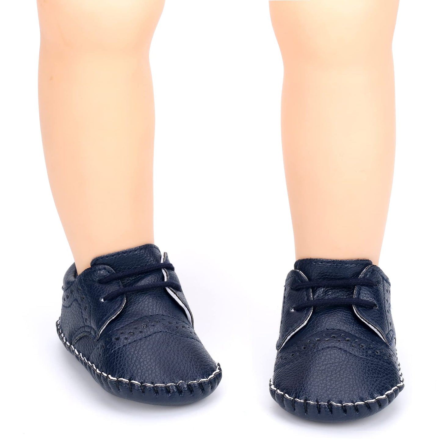 LONSOEN Mocasines para bebés y niñas, zapatos para cuna