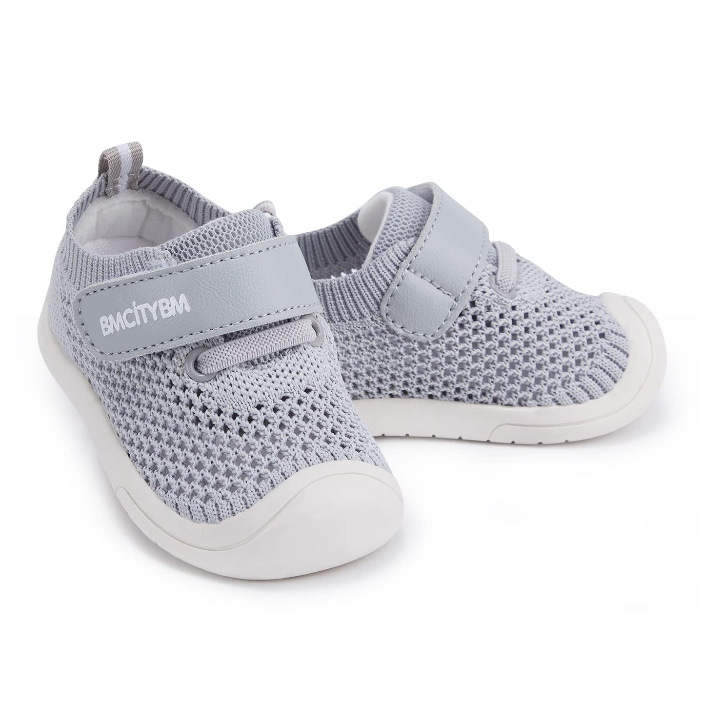 BMCiTYBM Zapatos para caminar de malla transpirable para bebés, niños y niñas, ligeros, antideslizantes, para primeros pasos, 6, 9, 12, 18, 24 meses