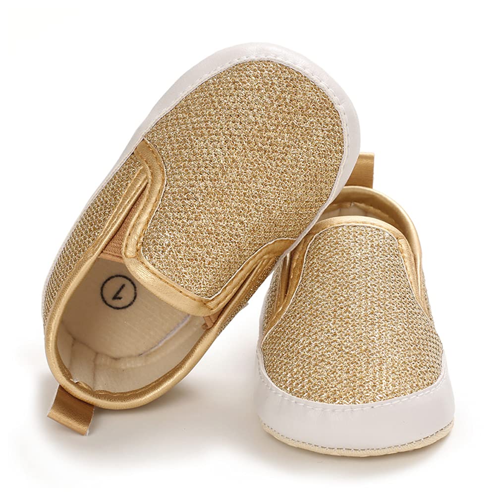 LONSOEN Mocasines para bebés y niñas, zapatos para cuna