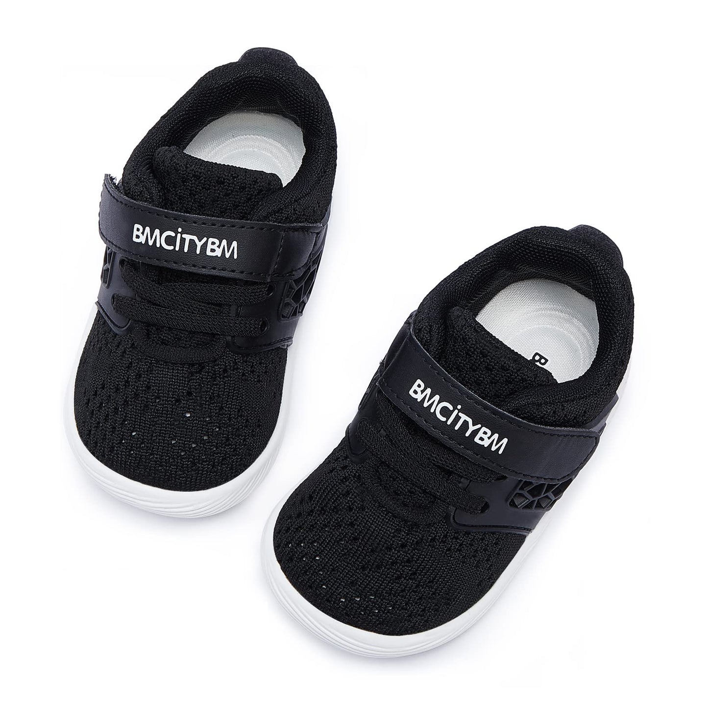 BMCiTYBM Zapatos para caminar de malla transpirable para bebés, niños y niñas, ligeros, antideslizantes, para primeros pasos, 6, 9, 12, 18, 24 meses