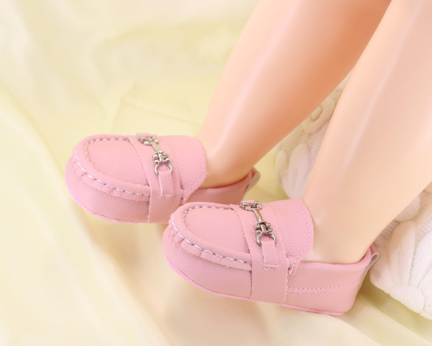 LONSOEN Mocasines para bebés y niñas, zapatos para cuna