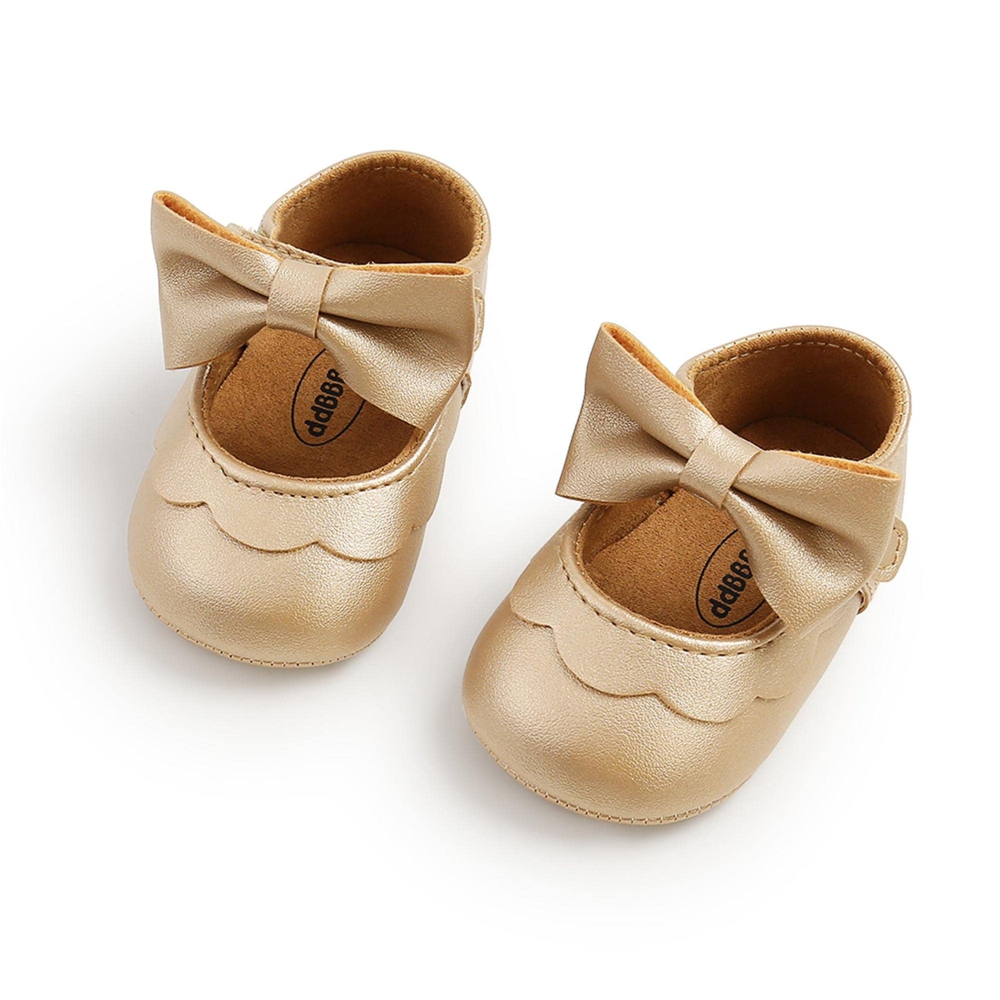 Mary Jane - Zapatos planos de vestir para bebé, zapatos para recién nacidos, antideslizantes, de piel sintética, para fiesta, escuela, boda, princesa, zapatos de bebé niña 0-18M