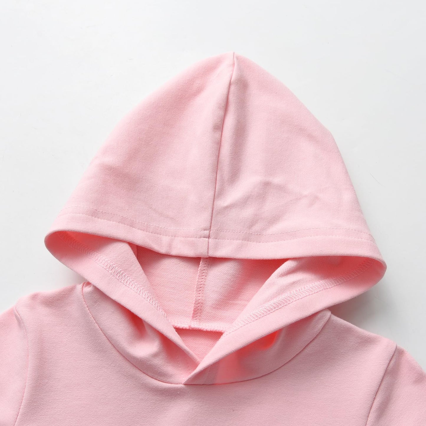 Conjunto de sudadera con capucha de manga larga a rayas para bebés y niños pequeños