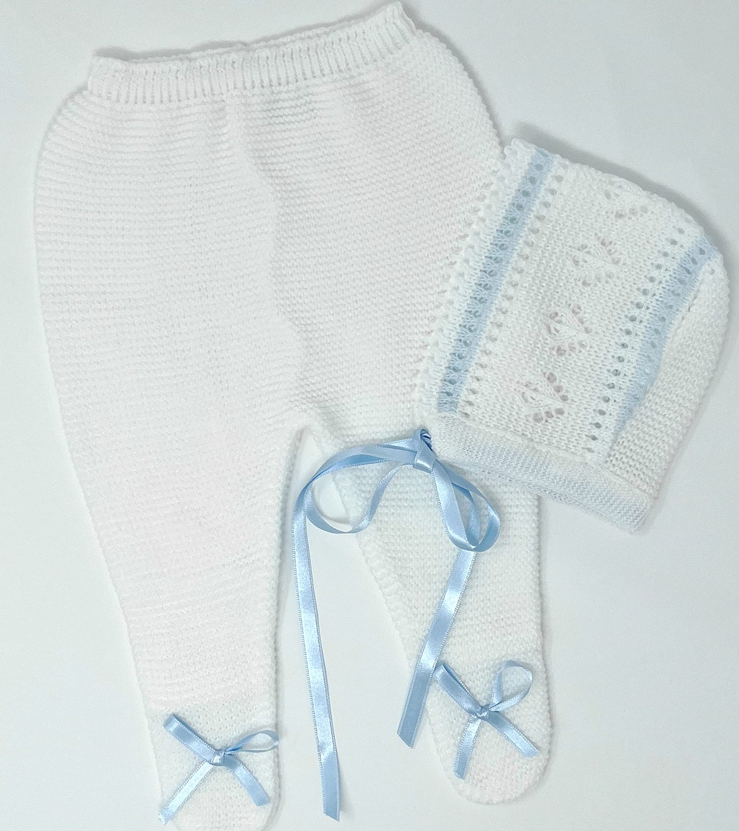 Newborn Baby Knitted Clothes Set, Coming Home Infant Knit Outfit for Boys and Girls