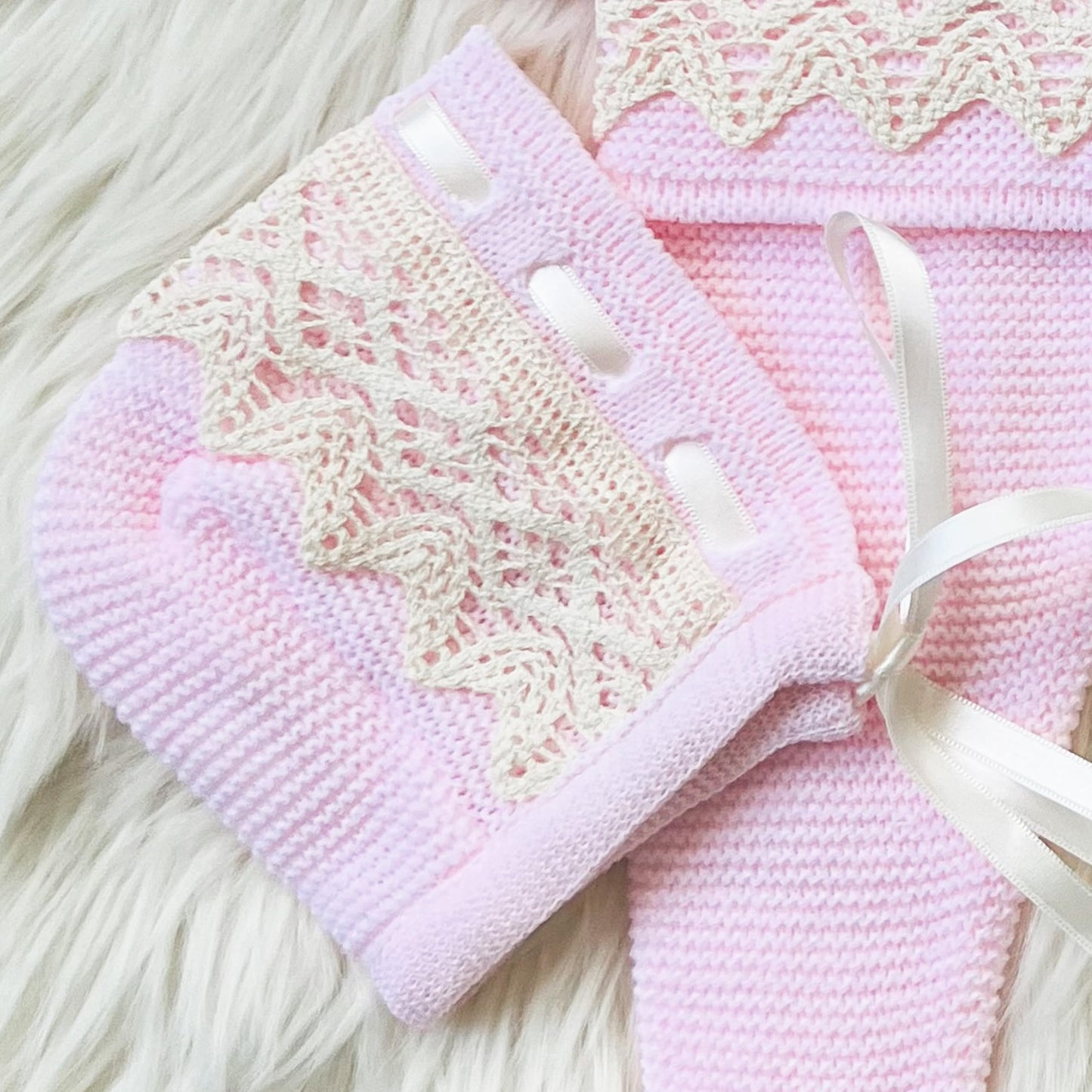 Newborn Baby Knitted Clothes Set, Coming Home Infant Knit Outfit for Boys and Girls