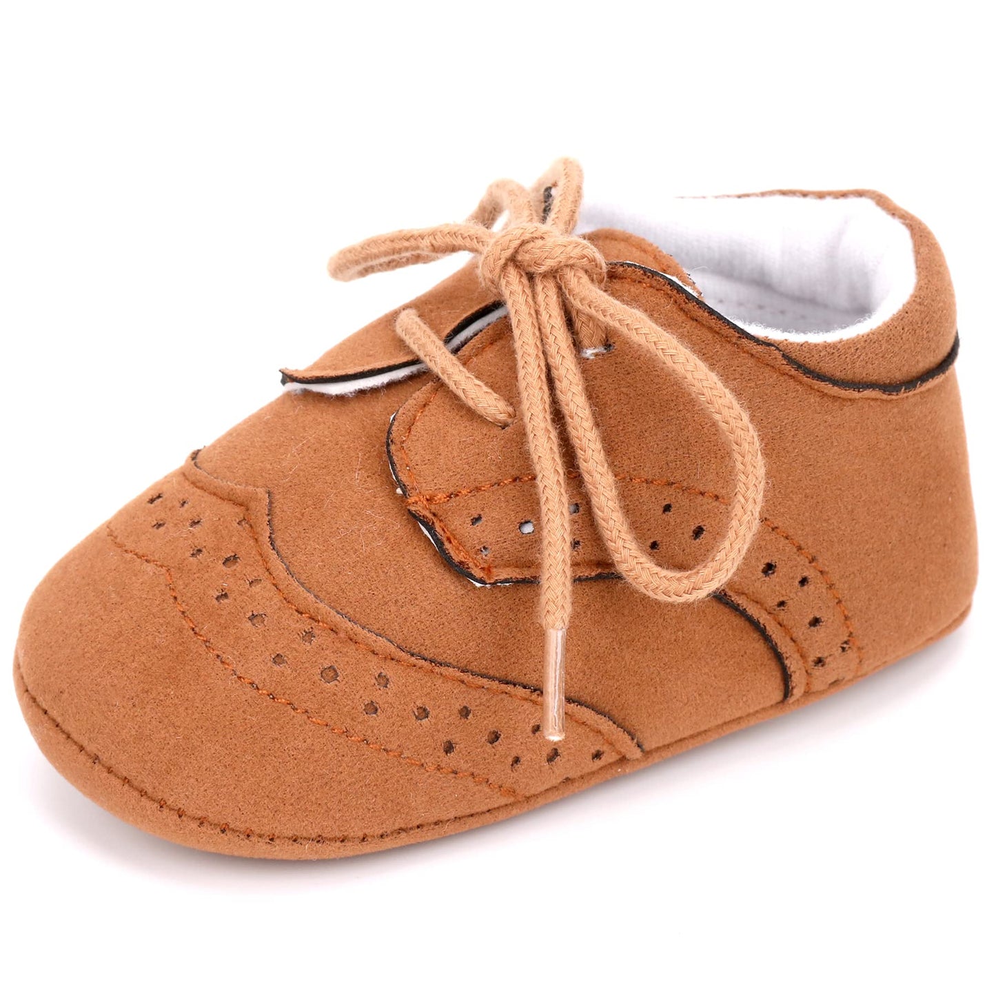 LONSOEN Mocasines para bebés y niñas, zapatos para cuna