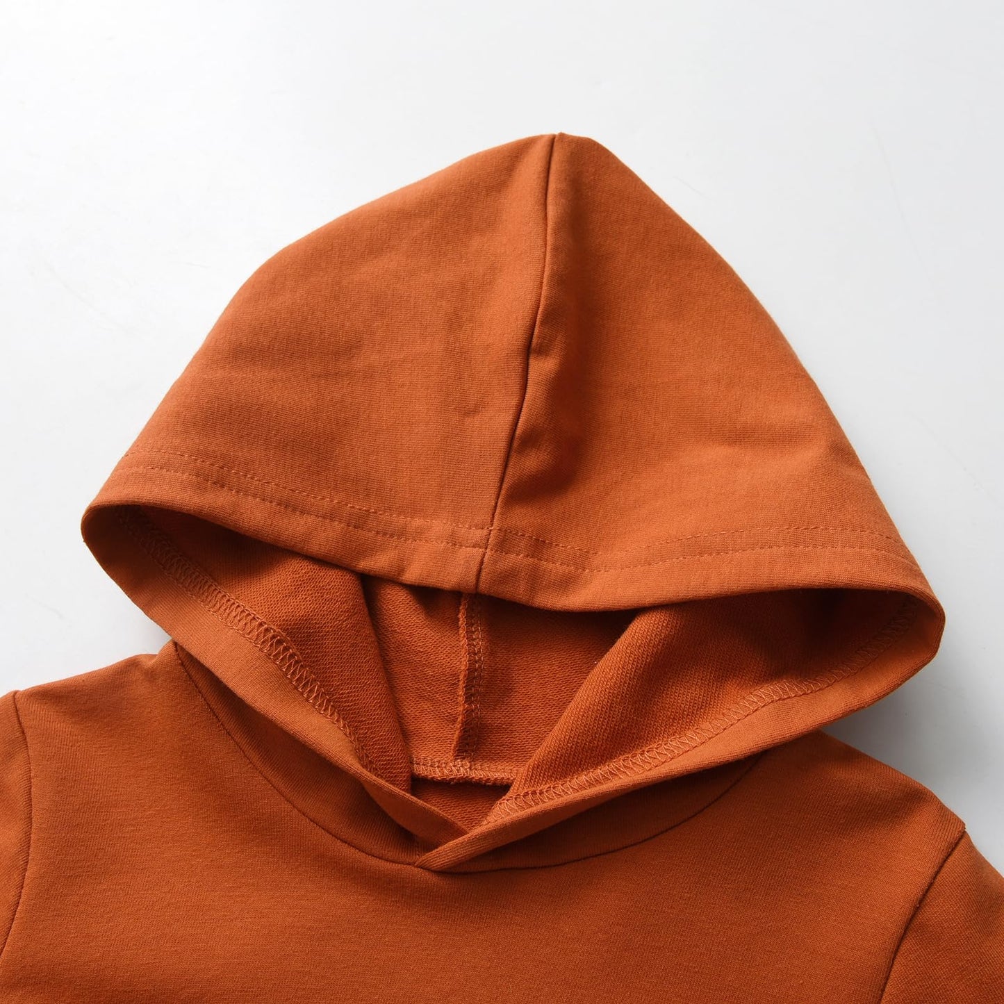 Conjunto de sudadera con capucha de manga larga a rayas para bebés y niños pequeños