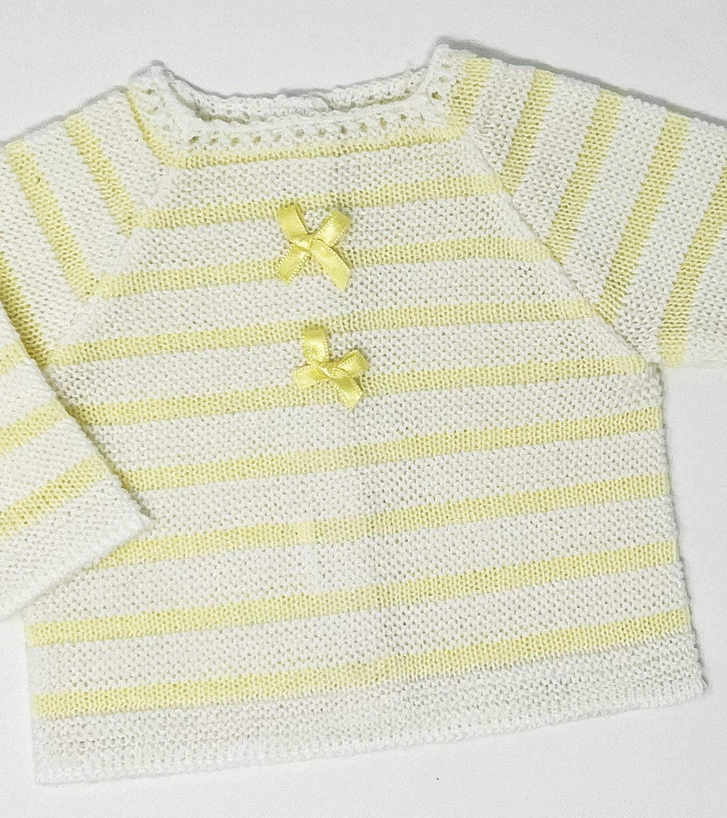 Newborn Baby Knitted Clothes Set, Coming Home Infant Knit Outfit for Boys and Girls