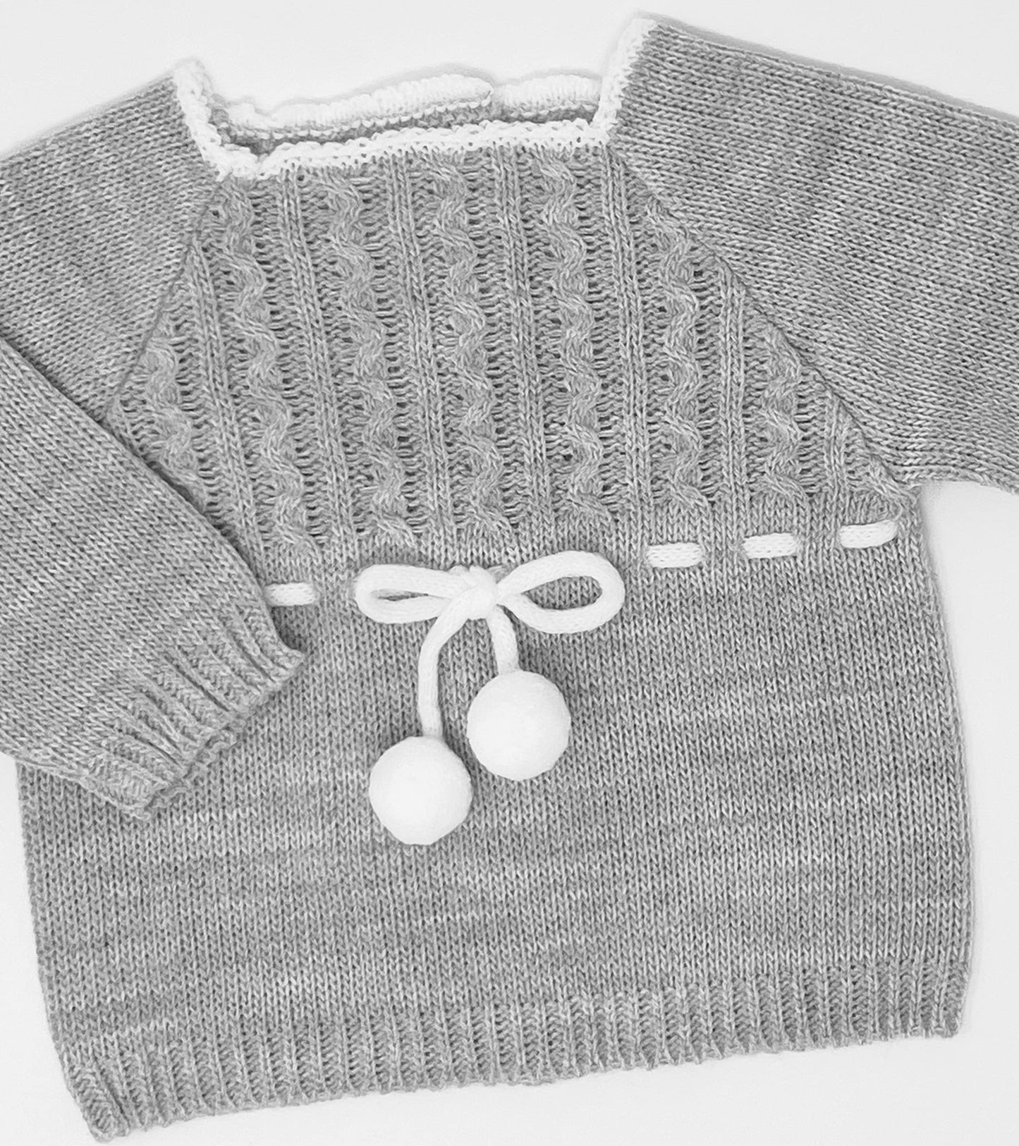 Newborn Baby Knitted Clothes Set, Coming Home Infant Knit Outfit for Boys and Girls