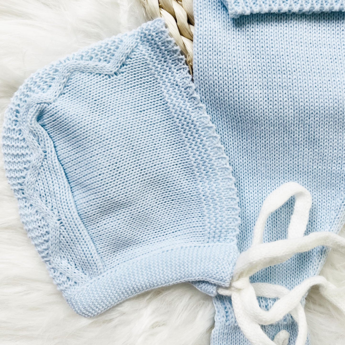 Newborn Baby Knitted Clothes Set, Coming Home Infant Knit Outfit for Boys and Girls