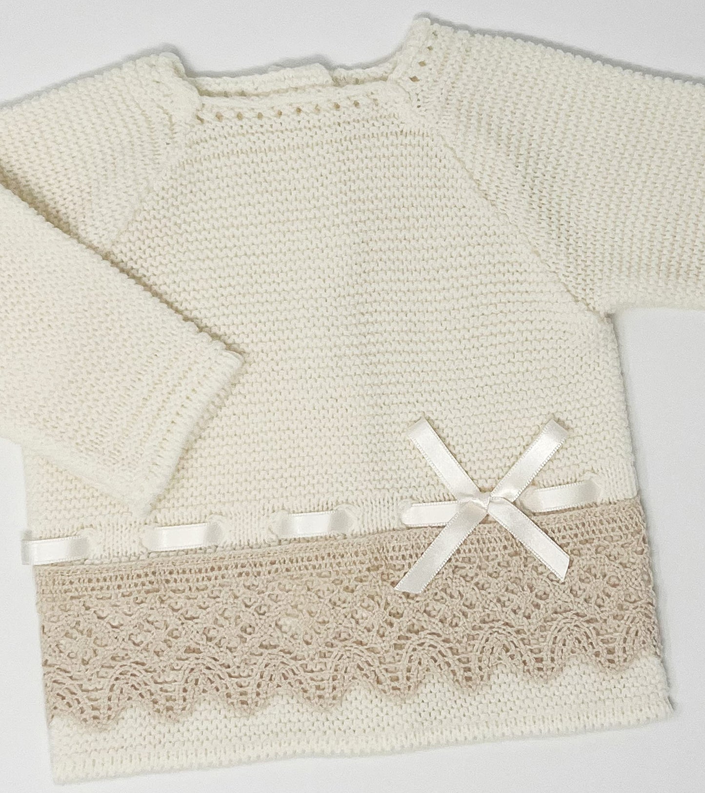 Newborn Baby Knitted Clothes Set, Coming Home Infant Knit Outfit for Boys and Girls