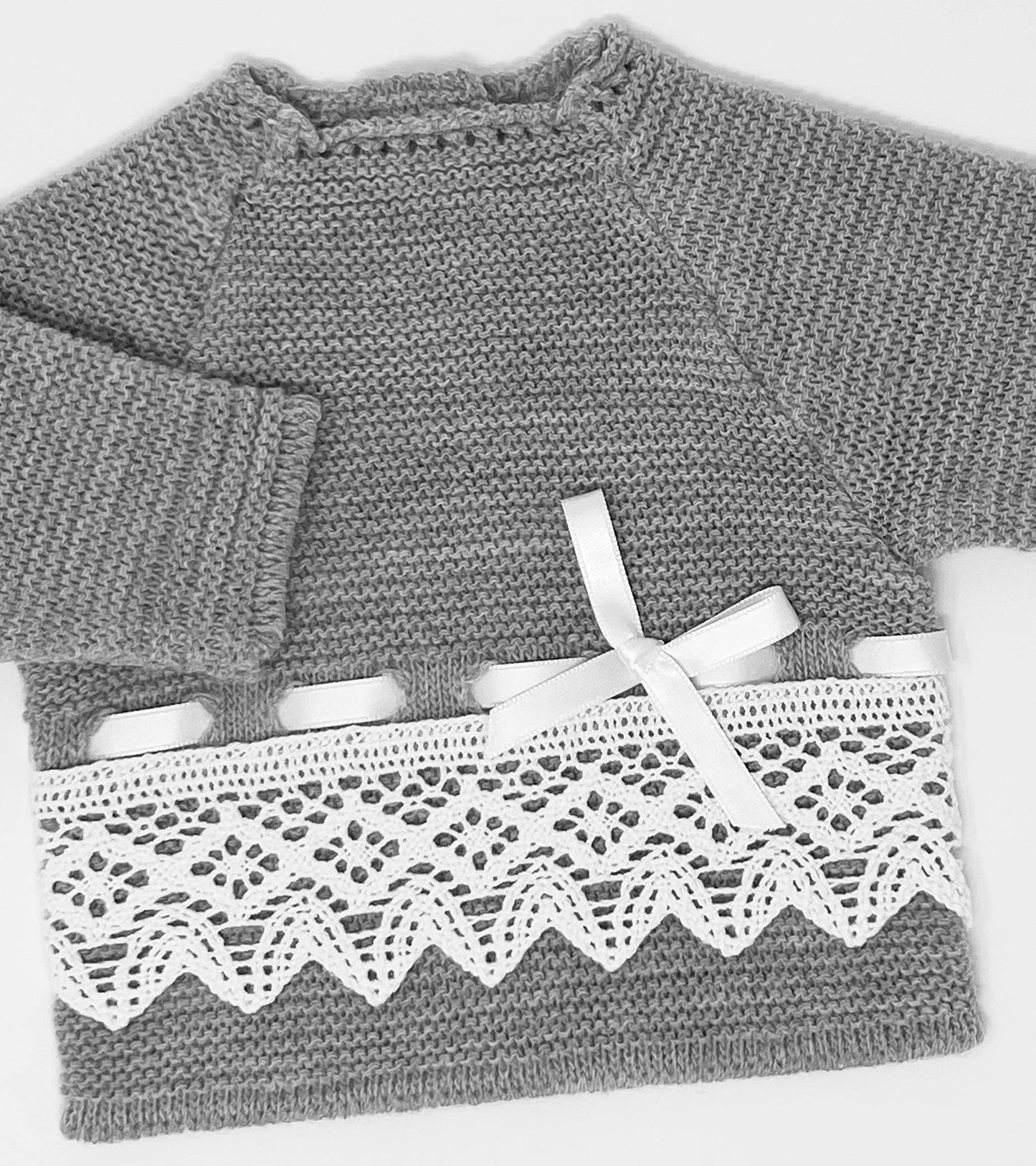 Newborn Baby Knitted Clothes Set, Coming Home Infant Knit Outfit for Boys and Girls