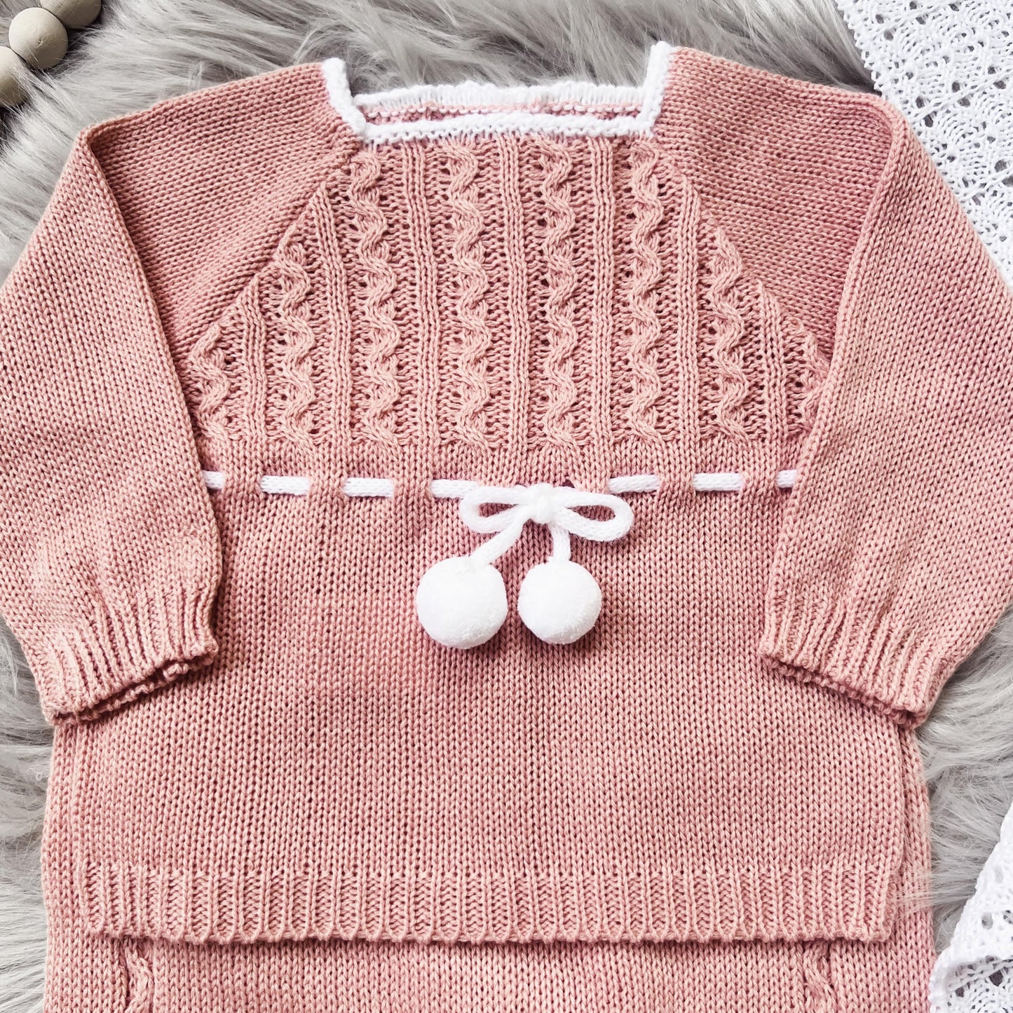 Newborn Baby Knitted Clothes Set, Coming Home Infant Knit Outfit for Boys and Girls