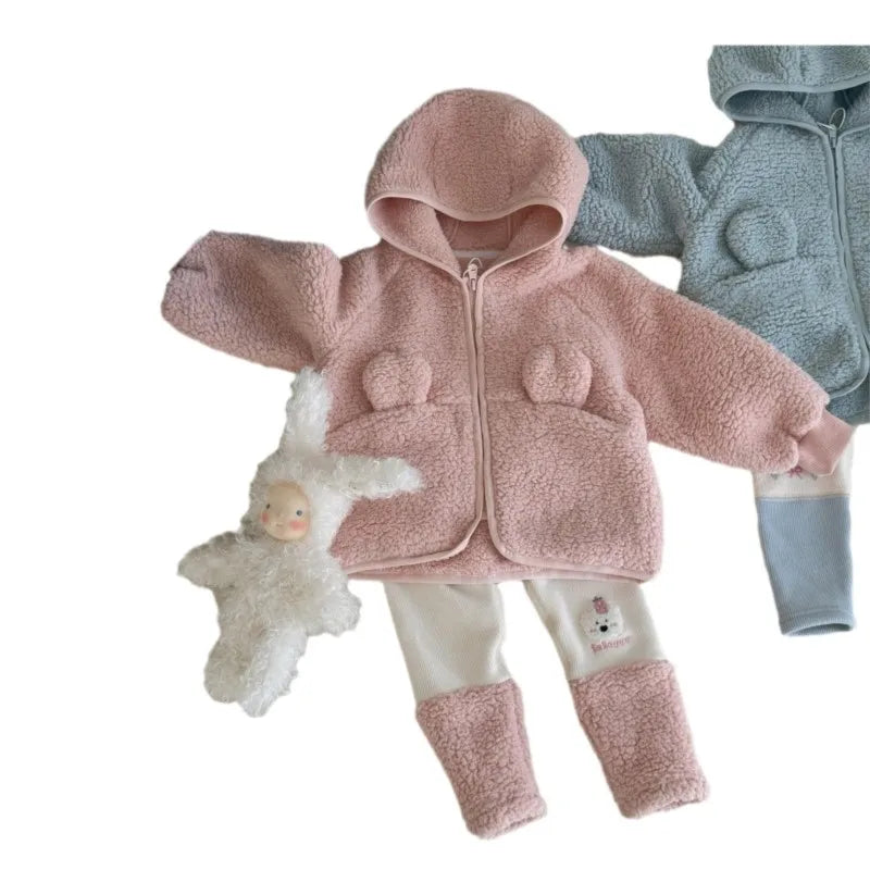 Set de dos piezas para bebés Ropa invernal