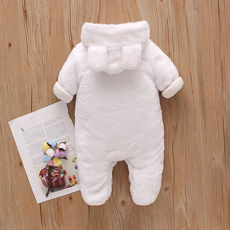 Ropa de invierno cálida para bebés  Baby Warm and Thick Cartoon Dog Rabbit Cute Cotton Clothes for 0-2 Years