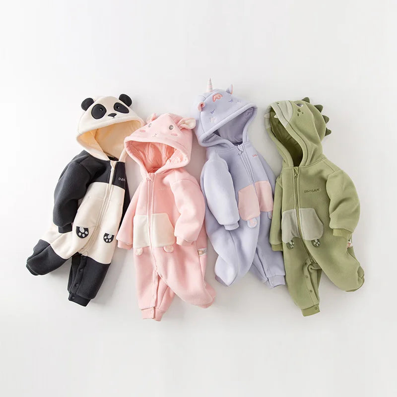 Conjunto de ropa invernal para niños/bebés recién nacidos. Baby Bodysuit Newborn Infant Winter Boys Girls Romper