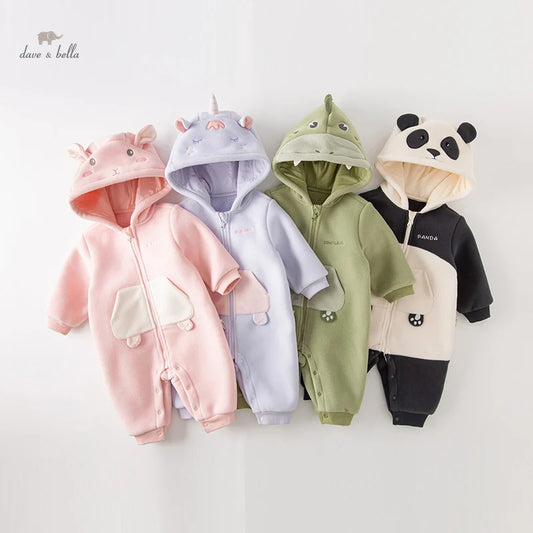 Conjunto de ropa invernal para niños/bebés recién nacidos. Baby Bodysuit Newborn Infant Winter Boys Girls Romper