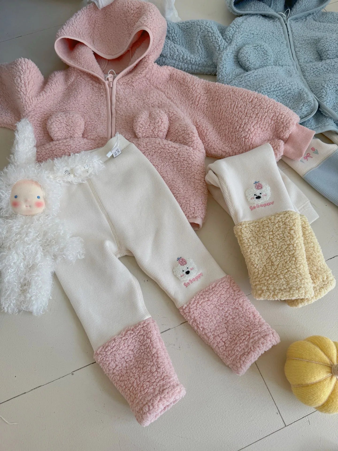 Set de dos piezas para bebés Ropa invernal