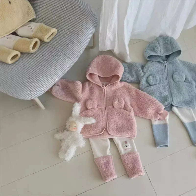 Set de dos piezas para bebés Ropa invernal